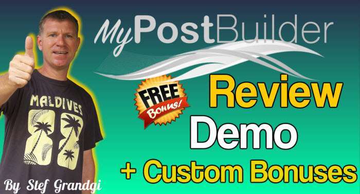 MypostBuilder Review and Bonuses Stef Grandgi